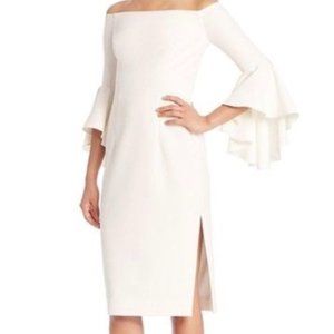 Milly Italian Cady Selena Slit Dress
